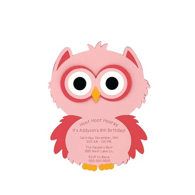 Owl Birthday Invitation - image3